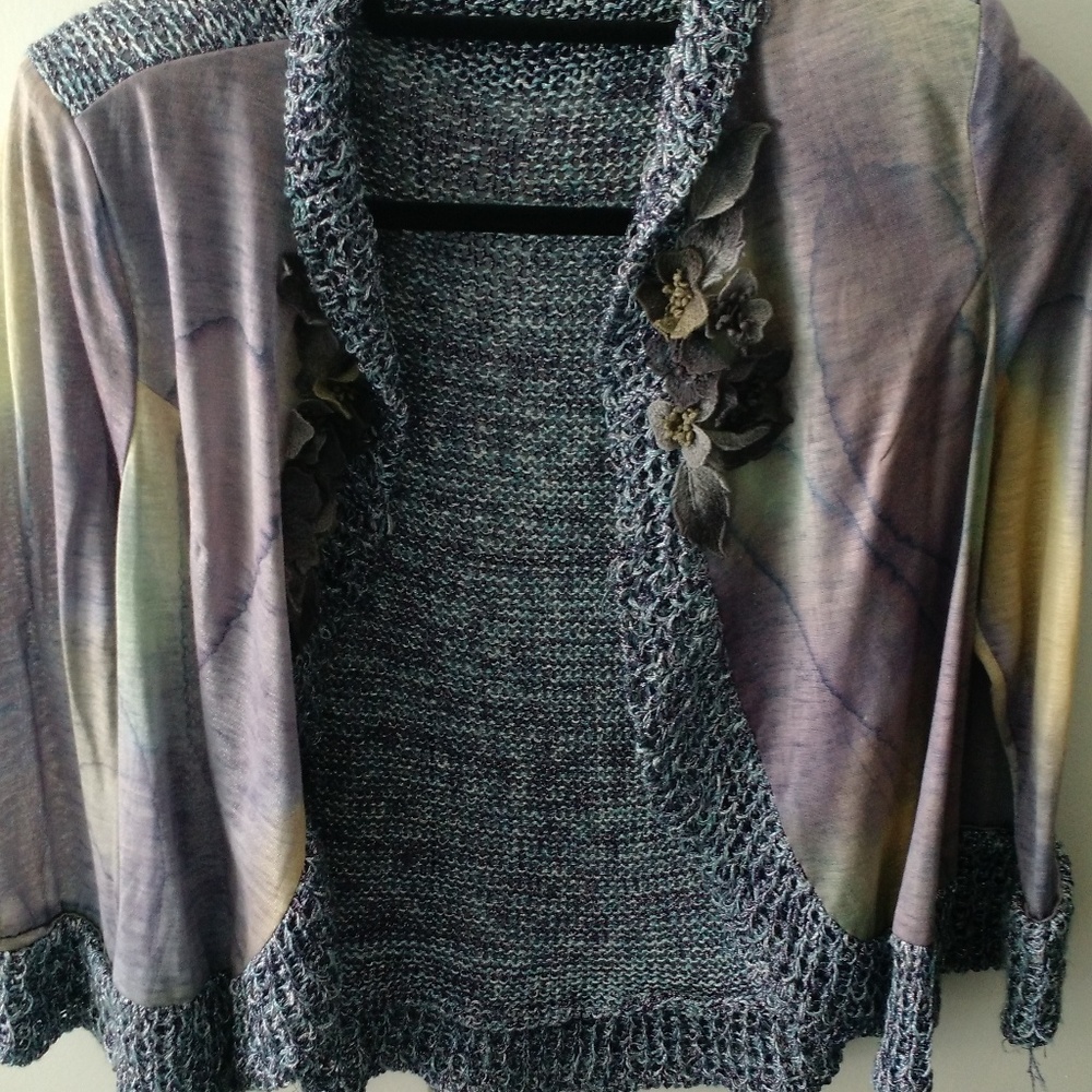 knit open cardigan